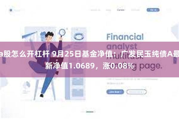 a股怎么开杠杆 9月25日基金净值：广发民玉纯债A最新净值1.0689，涨0.08%