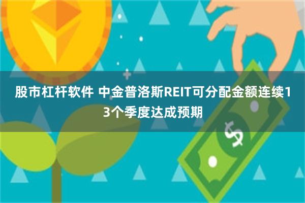 股市杠杆软件 中金普洛斯REIT可分配金额连续13个季度达成预期